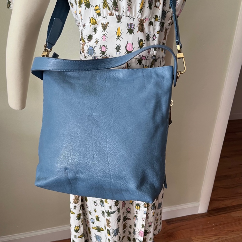 Fossil Maya Hobo Crossbody Faded Indigo - Picture 2 of 14